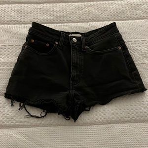 Black Denim H&M Shorts